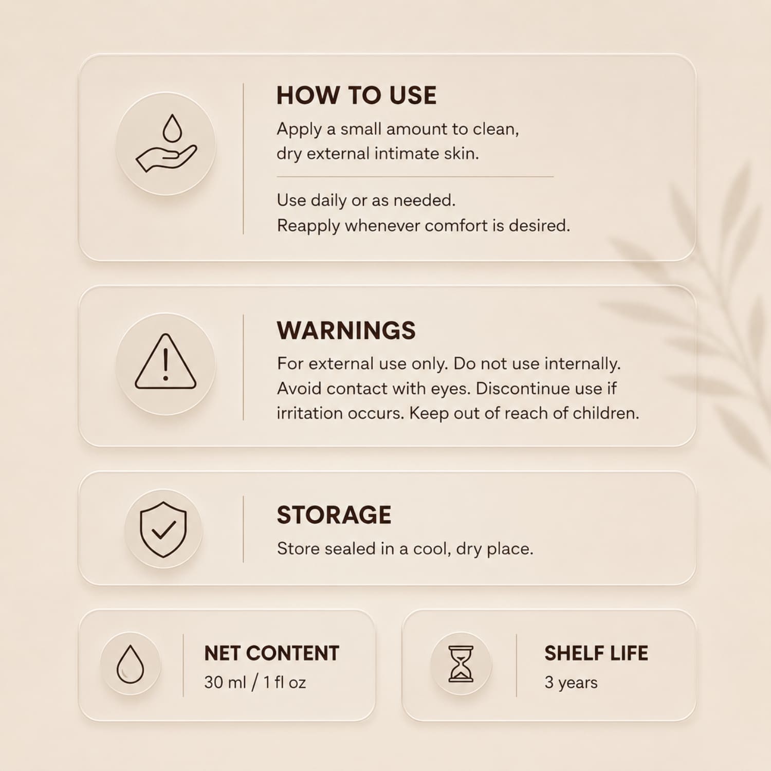 Serene - Intimate Comfort Cream